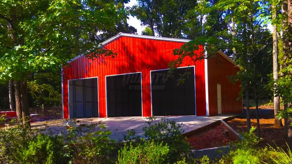Three Car Garage