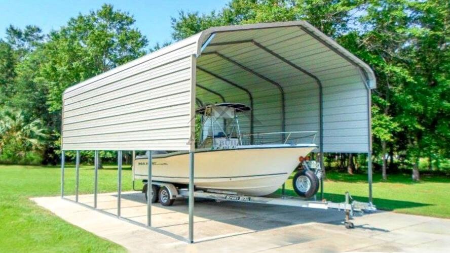 Metal Boat Carport